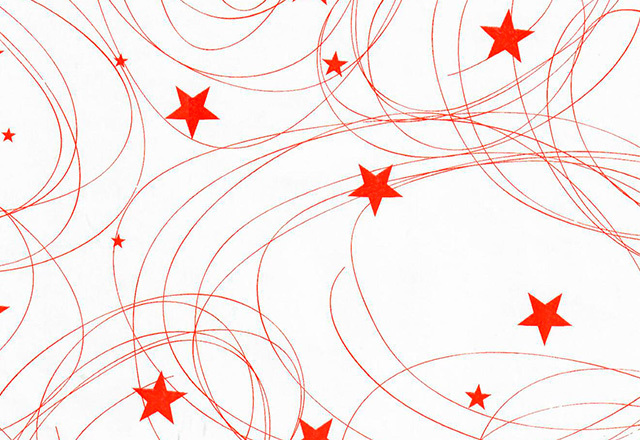 plan PAPEL DE REGALO PREMIUM ESTRELLITA Y CIRCULOS ROJO